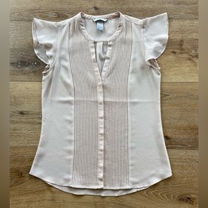 H&M Pale Pink Business Casual Top
